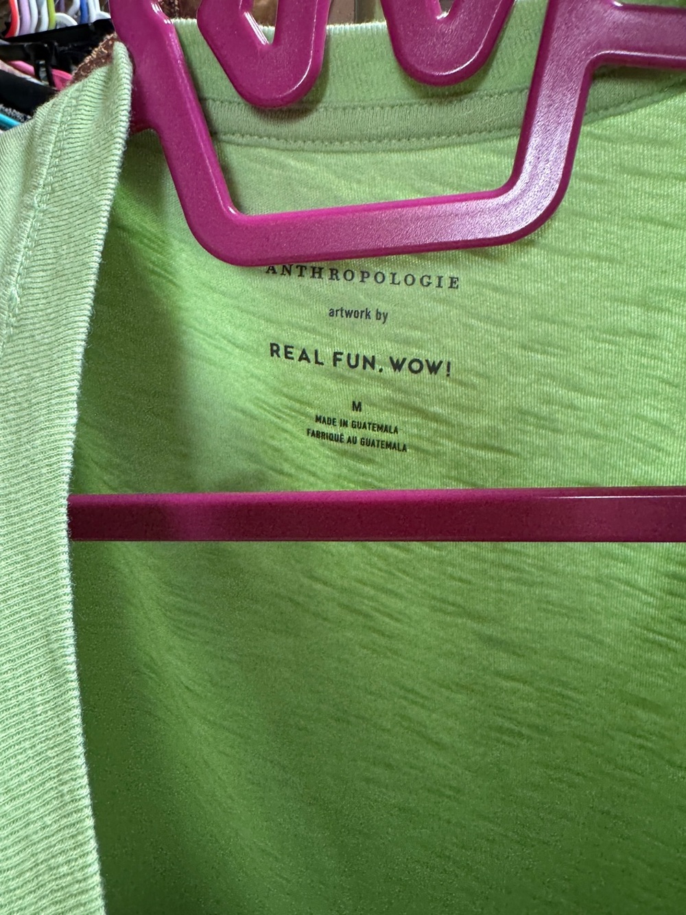 Real Fun, Wow! x Anthropologie Graphic Muscle Tee NWT - Picture 5 of 7